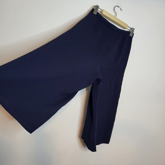 Aritzia Babaton Navy Blue Lazarus Culottes Pants Size 00 - Picture 6 of 10